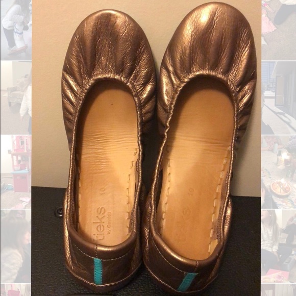 Tieks Shoes - Metallic Bronze Tieks